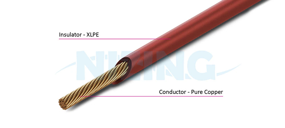 FLR2X-A XLPE heat-resistant low-tension wire with thin wall insulation, suitable for automobiles, motorcycles and other motor vehicles. ISO 6722 compliant.