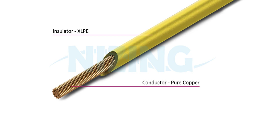 FLRY-A Low-tension wire with thin wall insulation, suitable for automobiles, motorcycles, and other motor vehicles. ISO 6722 compliant.