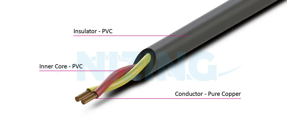 FLYY Multi Low-tension wire with thick wall insulation and multi-cores, suitable for automobiles, motorcycles, and other motor vehicles. ISO 6722 compliant.