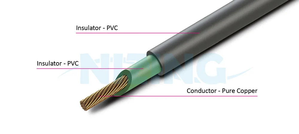 FLYY Single Low-tension wire with thick wall insulation and single core, suitable for automobiles, motorcycles, and other motor vehicles. ISO 6722 compliant.