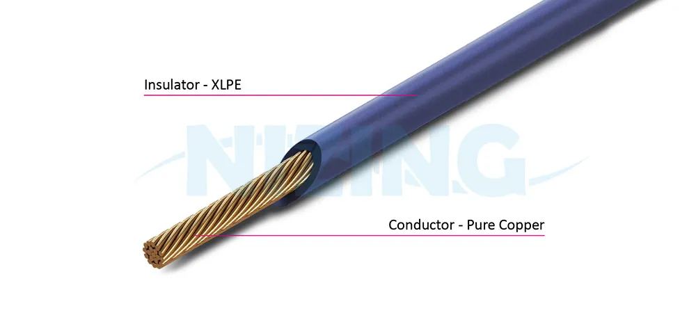 SXL Heat-resistant low-tension XLPE wire with thick wall, suitable for automobiles, motorcycles, and other motor vehicles. SAEJ1128 compliant.