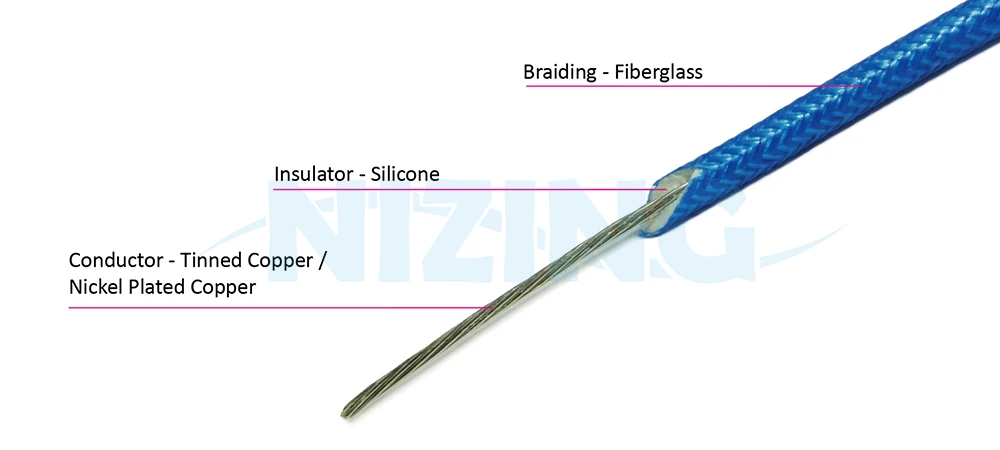UL3071 Silicone Fiberglass Wire is suitable for fields that require high temperature endurance. Application ranges from household appliances, lighting devices, to industrial machines, and high-temperature furnaces.