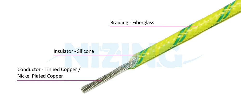 UL3074 Silicone Fiberglass Wire is suitable for fields that require high temperature endurance. Application ranges from household appliances, lighting devices, to industrial machines, and high-temperature furnaces.