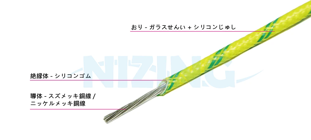 UL3074 は、家庭用電器、照明機器、産業機器、電熱製品、原料溶解炉など、高温環境での配線に適しています。