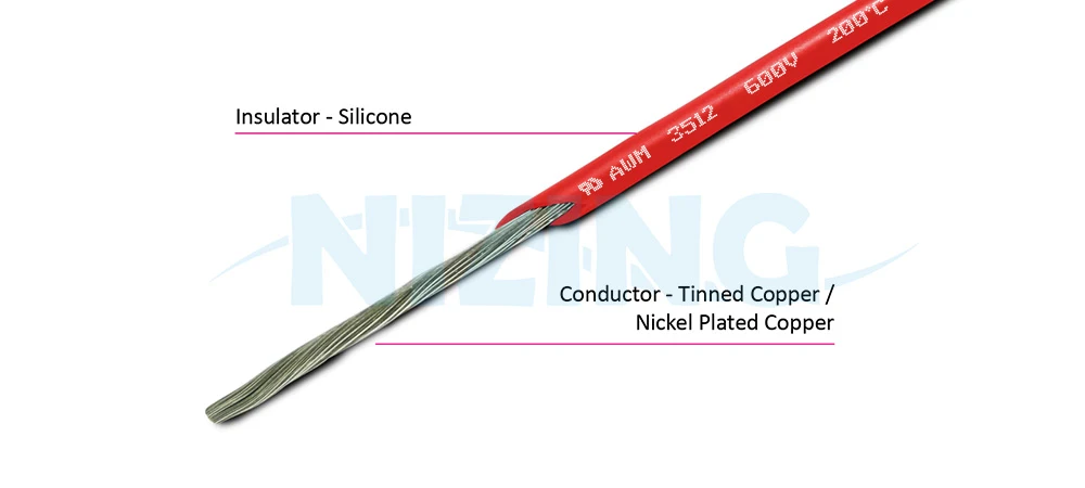 UL3512 Silicone Wire is suitable for fields that require high temperature endurance. Application ranges from household appliances, lighting devices, to industrial machines, and high-temperature furnaces.