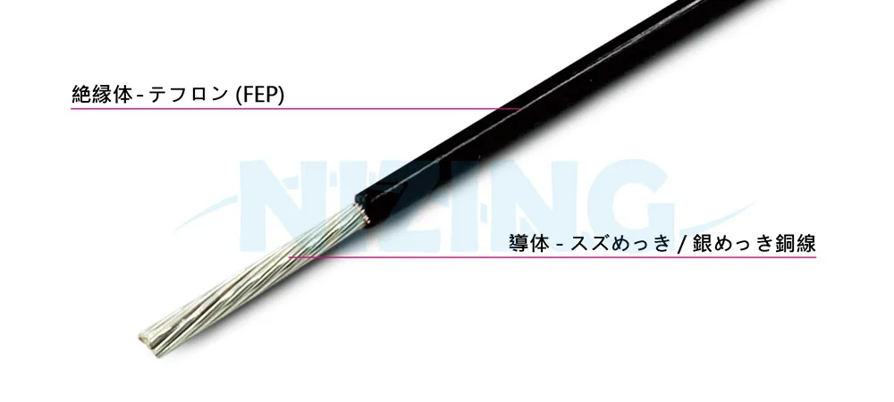 UL10020 FEP テフロンワイヤーは、家庭用電化製品、照明器具、産業機器、電熱製品、原材料炉、エネルギー貯蔵システム、光通信、AIロボット、シリコンフォトニクス通信、船舶、航空宇宙、軍事用途、自動化設備など、高温または精密で環境に配慮した場所での配線に適しています。