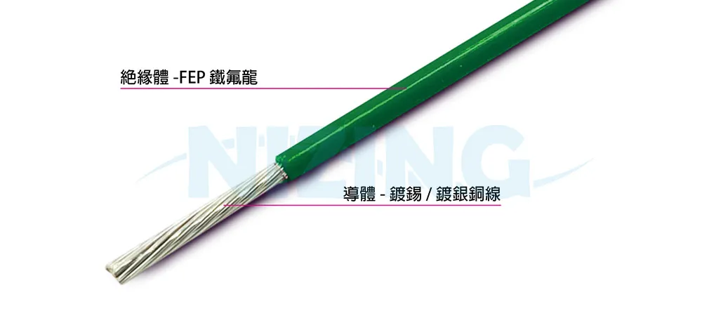 UL10064 FEP鐵氟龍線適用於各種家用電器、照明燈具、工業機器、電熱製品、原料熔爐、儲能系統、光通訊、AI機器人、矽光子通訊，船舶、航太、軍工、自動化設備等高溫或精密環保場所之配線。