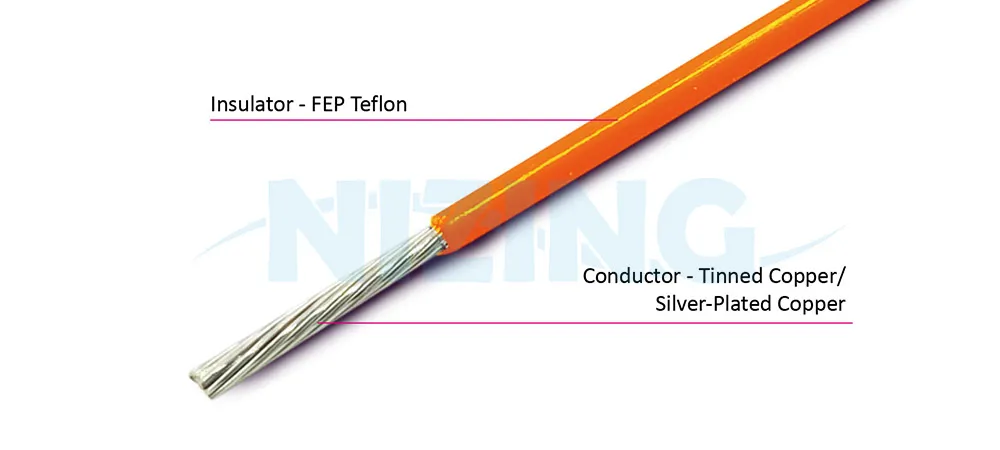 UL10212 FEP Teflon Wire is suitable for fields that require high temperature endurance. Application ranges from household appliances, lighting devices, to industrial machines, and high-temperature furnaces.
