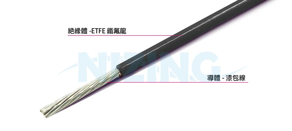 UL10316 ETFE鐵氟龍適用於各種家用電器、照明燈具、工業機器、電熱製品、原料熔爐、儲能系統、光通訊、AI機器人、矽光子通訊，船舶、航太、軍工、自動化設備等高溫或精密環保場所之配線。