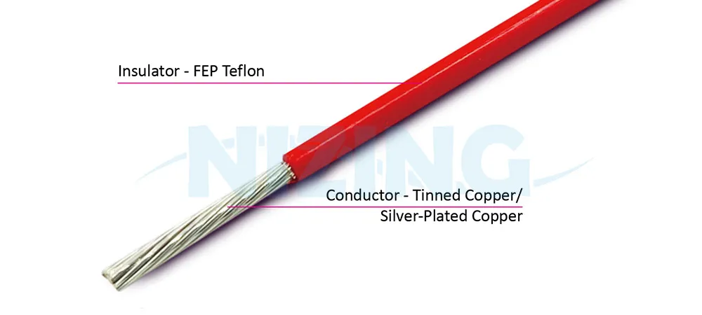 UL10491 FEP Teflon Wire is suitable for fields that require high temperature endurance. Application ranges from household appliances, lighting devices, to industrial machines, and high-temperature furnaces.