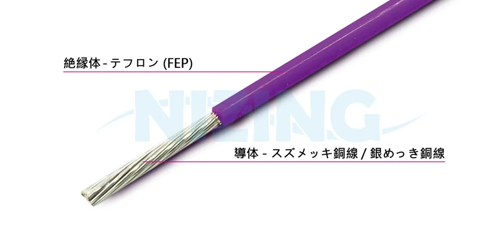 UL11448 FEP テフロンワイヤーは、家庭用電化製品、照明器具、産業機器、電熱製品、原材料炉、エネルギー貯蔵システム、光通信、AIロボット、シリコンフォトニクス通信、船舶、航空宇宙、軍事用途、自動化設備など、高温または精密で環境に配慮した場所での配線に適しています。