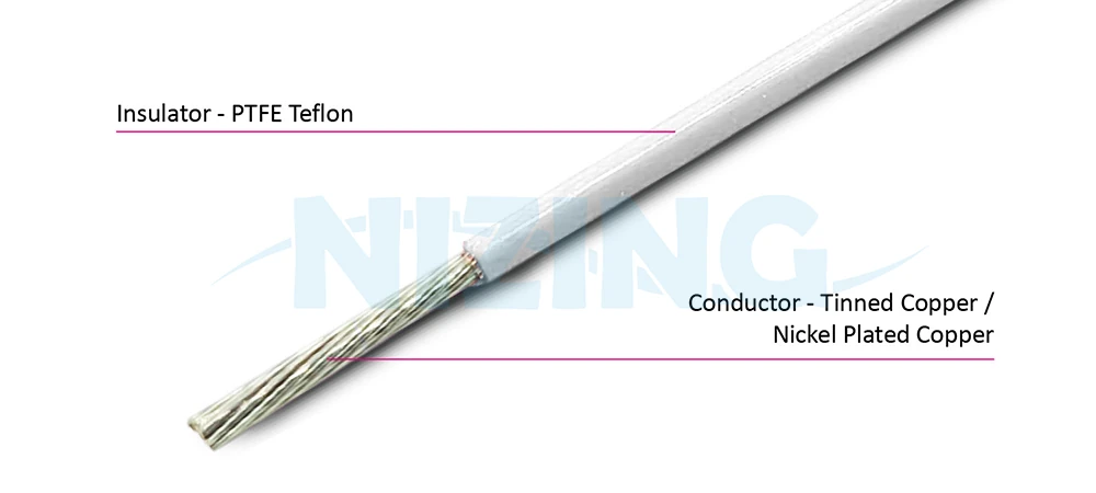 UL1180 PTFE Teflon Wire is suitable for wiring in various high-temperature or precision eco-friendly environments, including household appliances, lighting fixtures, industrial machinery, electric heating products, raw material furnaces, energy storage systems, optical communication, AI robots, silicon photonics communication, marine vessels, aerospace, military applications, and automation equipment.