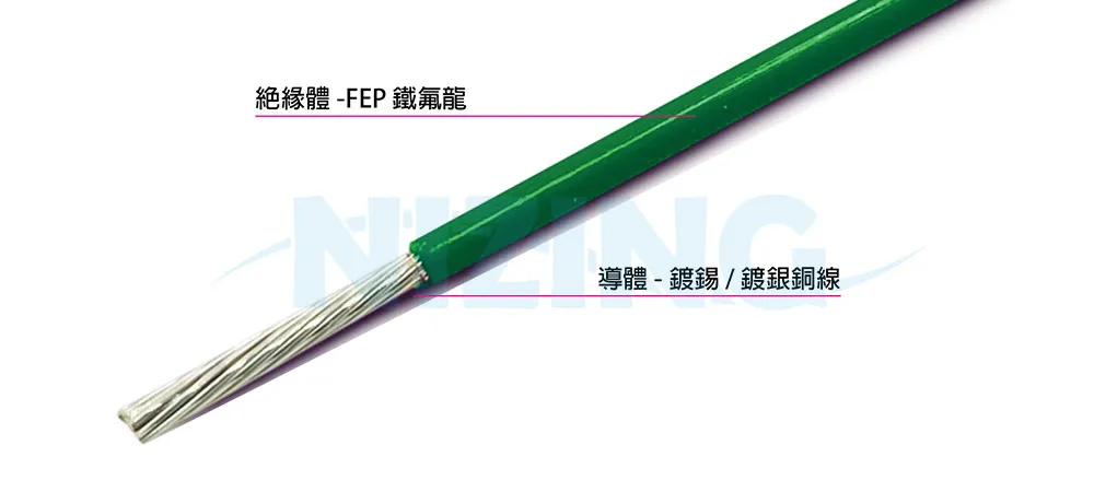 UL1371 FEP鐵氟龍線適用於各種家用電器、照明燈具、工業機器、電熱製品、原料熔爐、儲能系統、光通訊、AI機器人、矽光子通訊，船舶、航太、軍工、自動化設備等高溫或精密環保場所之配線。