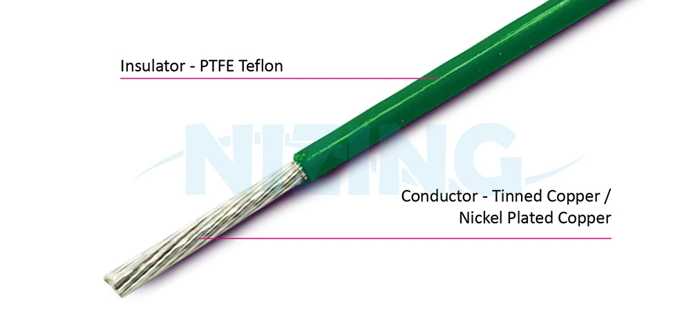 UL1584 PTFE Teflon Wire is suitable for fields that require high temperature endurance. Application ranges from household appliances, lighting devices, to industrial machines, and high-temperature furnaces.