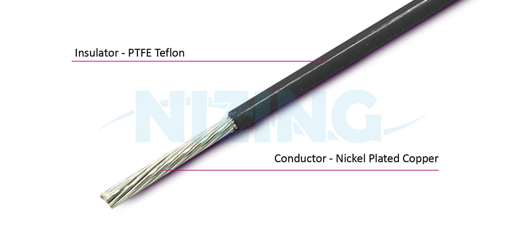 UL1815 PTFE Teflon Wire is suitable for wiring in various high-temperature or precision eco-friendly environments, including household appliances, lighting fixtures, industrial machinery, electric heating products, raw material furnaces, energy storage systems, optical communication, AI robots, silicon photonics communication, marine vessels, aerospace, military applications, and automation equipment.