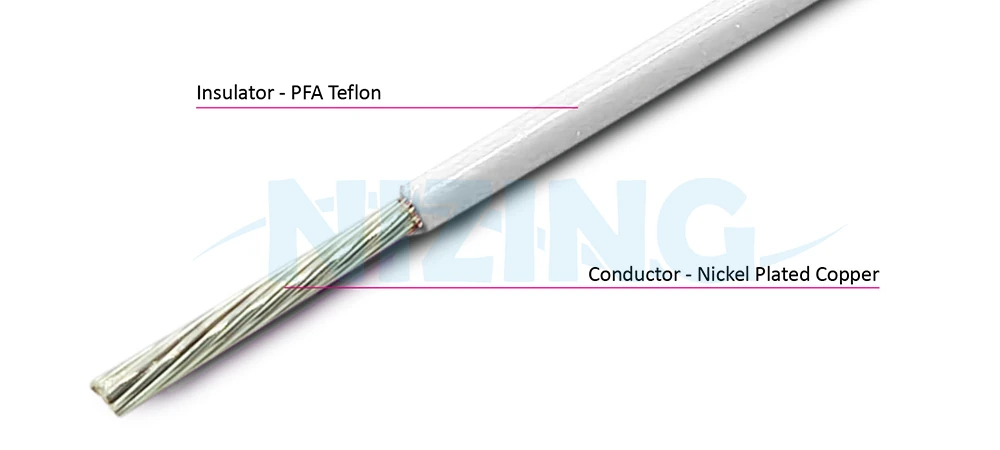 UL1882 PFA Teflon Wire is suitable for fields that require high temperature endurance. Application ranges from household appliances, lighting devices, to industrial machines, and high-temperature furnaces.