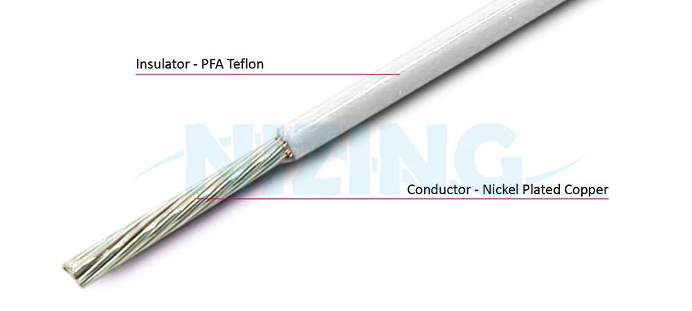 UL1882 PFA Teflon Wire is suitable for wiring in various high-temperature or precision eco-friendly environments, including household appliances, lighting fixtures, industrial machinery, electric heating products, raw material furnaces, energy storage systems, optical communication, AI robots, silicon photonics communication, marine vessels, aerospace, military applications, and automation equipment.