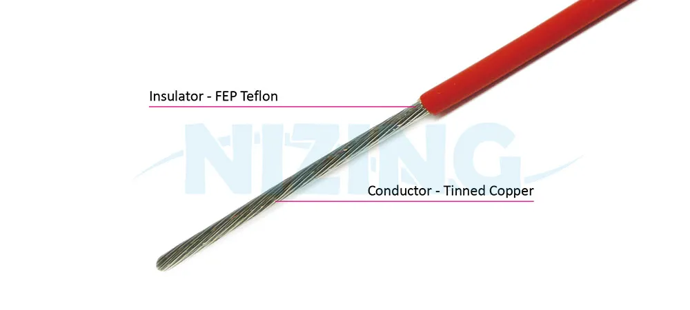 UL1887 FEP Teflon Wire is suitable for fields that require high temperature endurance. Application ranges from household appliances, lighting devices, to industrial machines, and high-temperature furnaces.