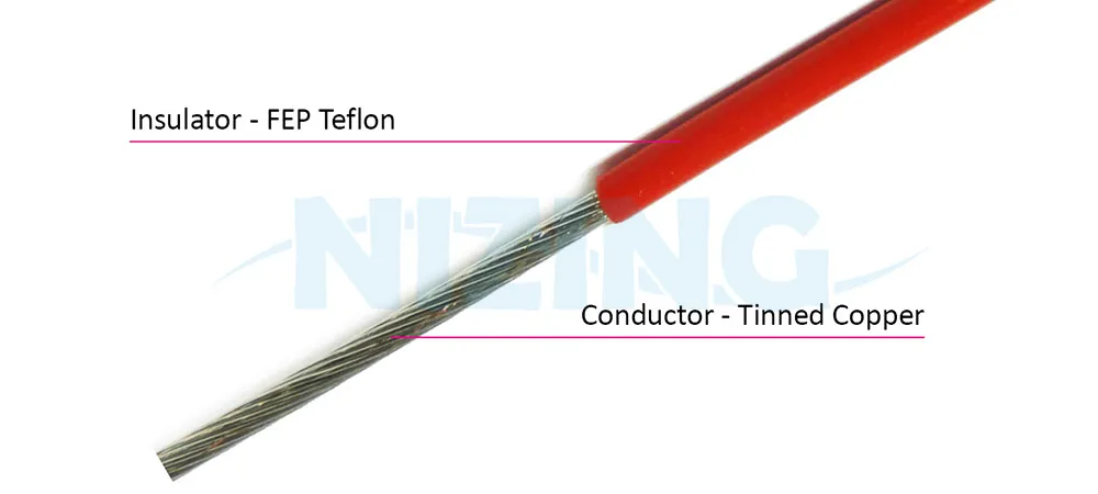 VDE-8220 FEP Teflon Wire is suitable for fields that require high temperature endurance. Application ranges from household appliances, lighting devices, to industrial machines, and high-temperature furnaces.